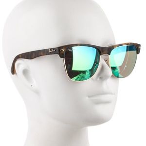 Ray-Ban Mirrored Clubmaster Wayfarer Sunglasses